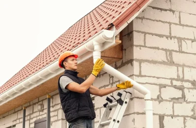Pose et remplacement de gouttières à Aillianville
